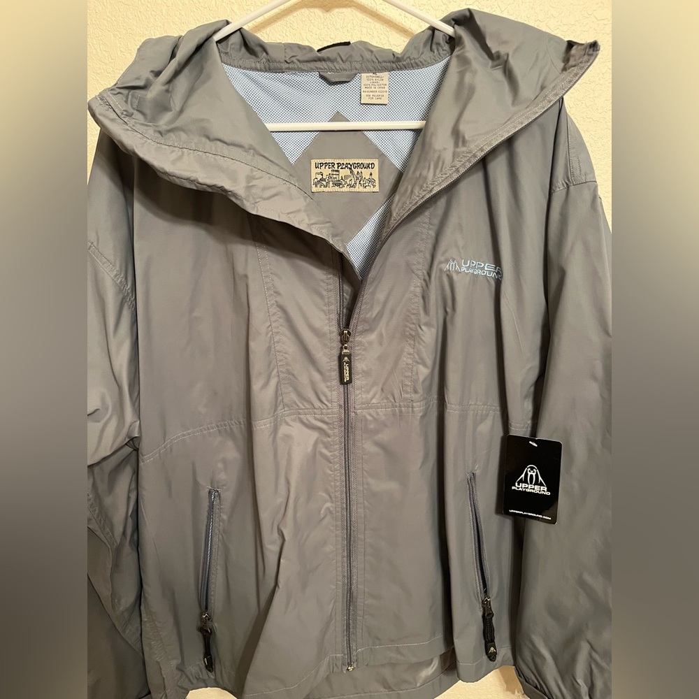 Upper Playground Grey Windbreaker